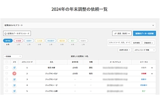 ステータス一覧で進捗管理